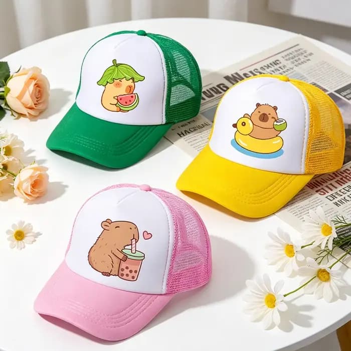 Casquette de baseball Capibara Parent-Enfant