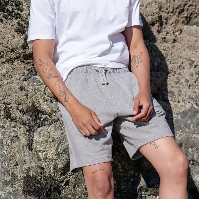 Shorts en jersey de coton biologique pour homme été 2026