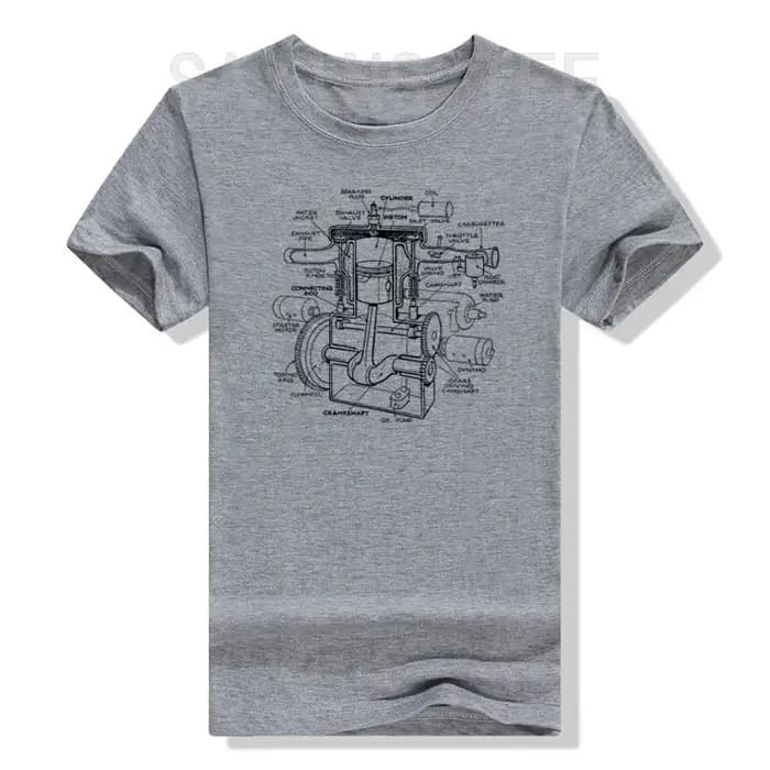 T-shirt graphique Carguy pour hommes