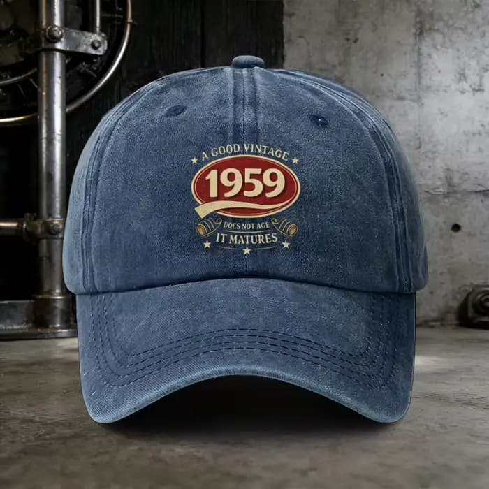 Une casquette effet délavé