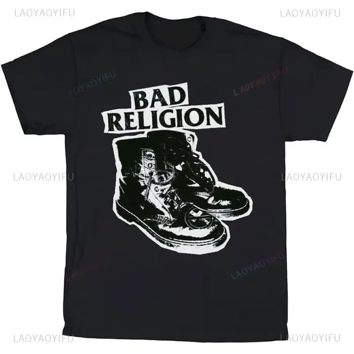 Bad Religion-T-Shirt Slimfit pour hommes contre le Grain