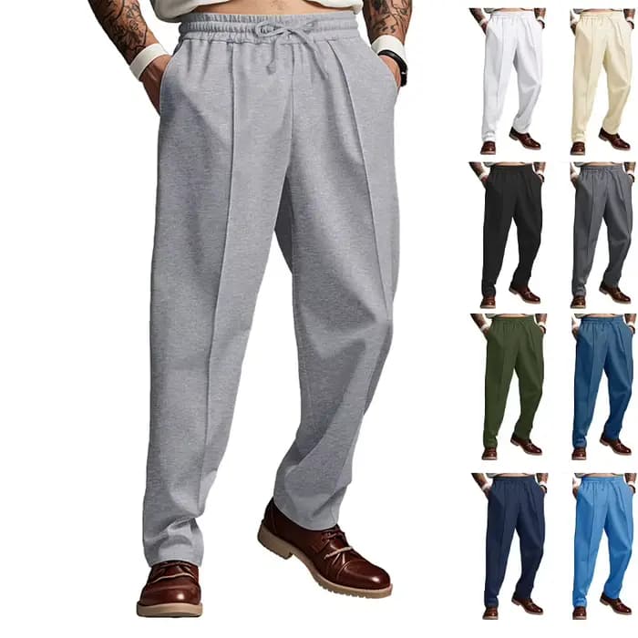 Pantalon de jogging fin oversize américain 2026