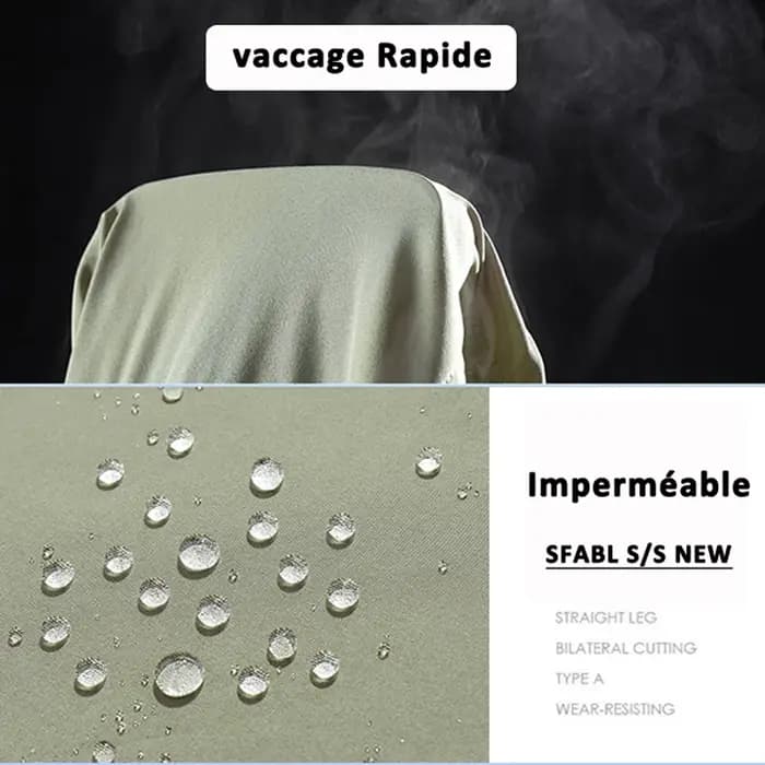 SFABL L-5XL D'été À vaccage Rapide Pantalon Hommes commandé Imperméable DulPants