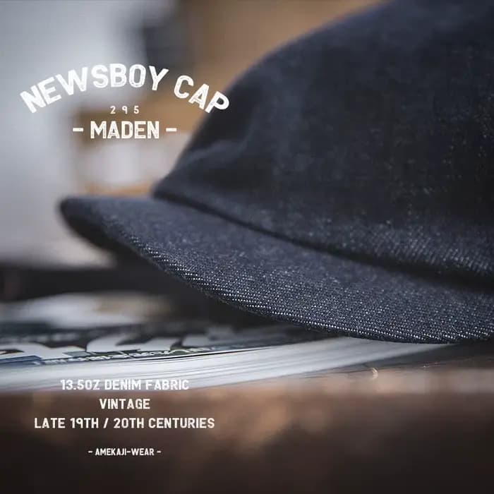 Maden surdimensionné hommes Denim casquettes de gavroche
