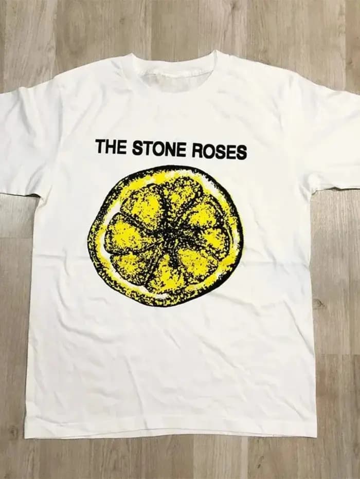 The Stone Roses British Rock Hardcore Stone Rose Band marque à la mode T-Shirt à manches courtes hom