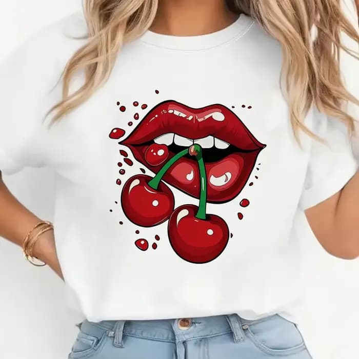 T-shirt tendance et créatif pour femmes