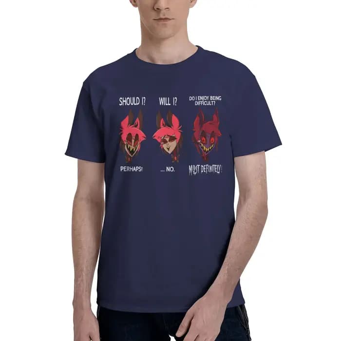 Alastor Should Will Do T-shirts pour hommes Hazbin Hotel