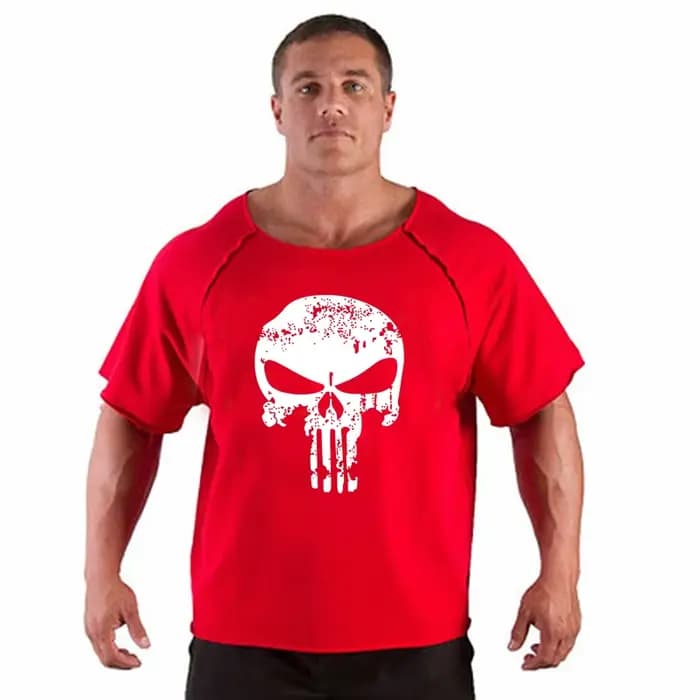 T-shirt Respirant en Coton Vintage pour Homme