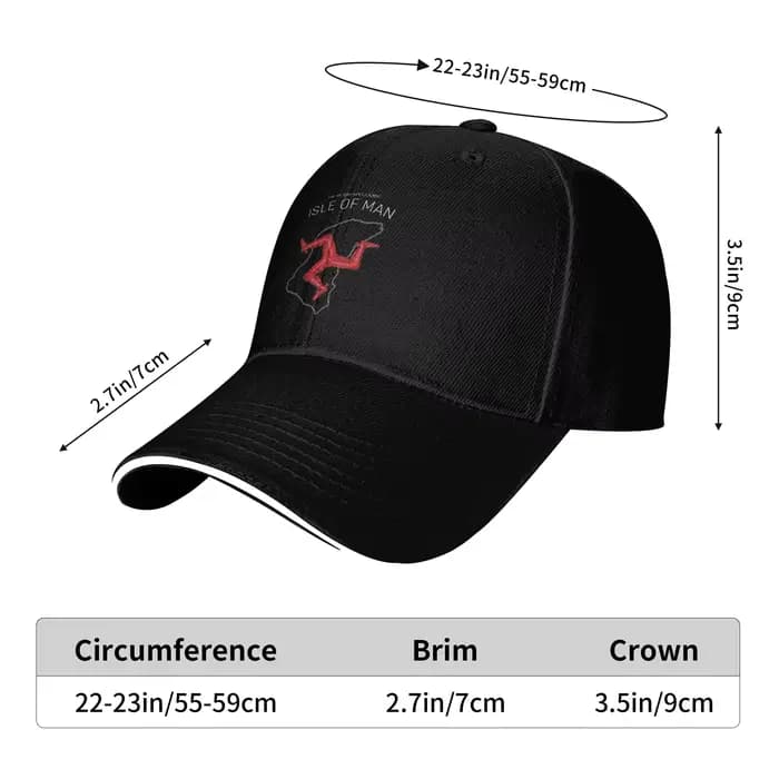 Casquette de baseball style trucker pour hommes, motif course de moto Isle of Man TT, mode printemps, pour sports de plein air, casquette snapback