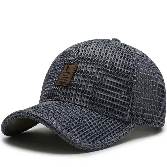Casquette de baseball respirante pour hommes, plein filet, ombrage, pêche, sports de plein air, lois