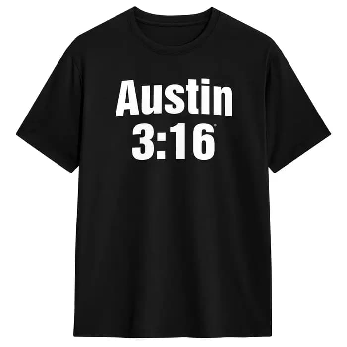 Austin Cold 3:16 T-Shirt pour hommes, T-Shirt créatif en coton, col rond, manches courtes, vêtements