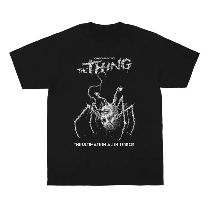 T-shirt The Thing de John Carpenter, film d'horreur, They Live, Halloween, Prince des Ténèbres, vête