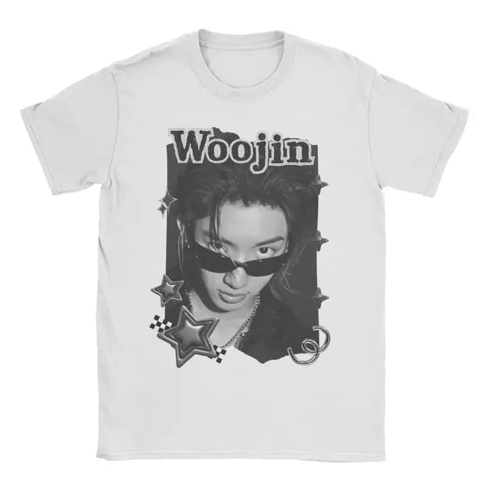 Lngshot Louis Rising K‑Pop Hip‑Hop T-shirt graphique unisexe pour hommes et femmes, col rond, manches courtes, streetwear décontracté unique
