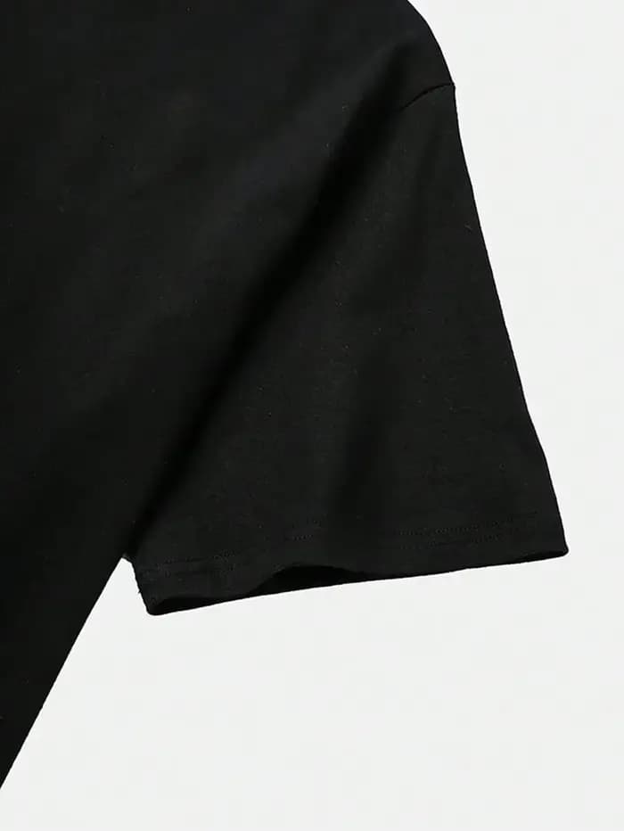 T-shirt humoristique « Fih Is Calling Meme » – Haut tendance à imprimé géométrique