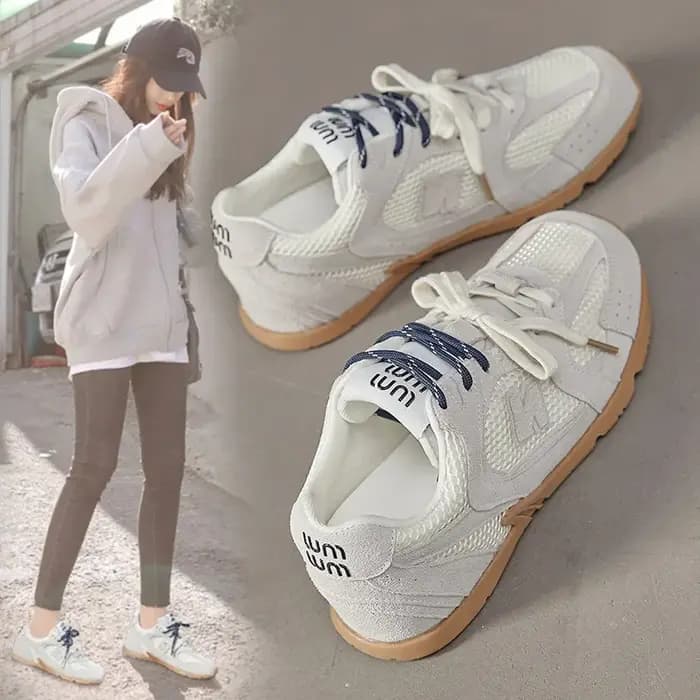 Sheii – baskets de sport rétro en cuir véritable pour femmes