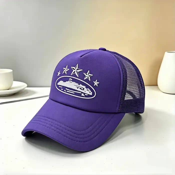 Nouvelle casquette de baseball tendance européenne et américaine avec imprimé unique de bateau de croisière