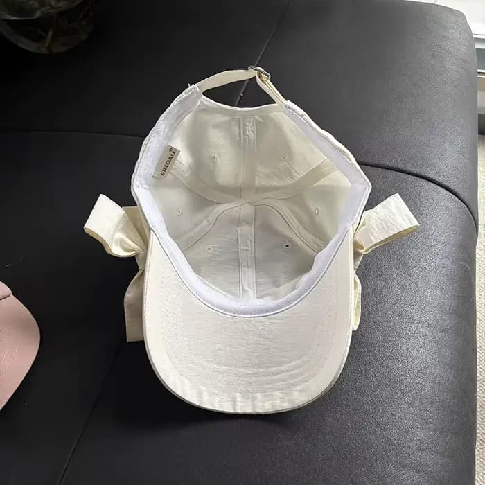 Casquette de baseball coréenne à nœud papillon pour femme