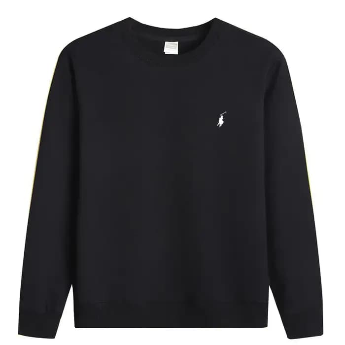 RL vêtements de sport brodés coton hommes printemps et automne style mince à manches longues
