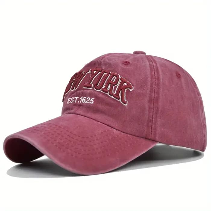 Casquette délavée Letter New York pour Hommes et Femmes, Gorras, Casquettes Snapback, Casquettes de baseball, Casquette Dad Hat, Casquette d'extérieur
