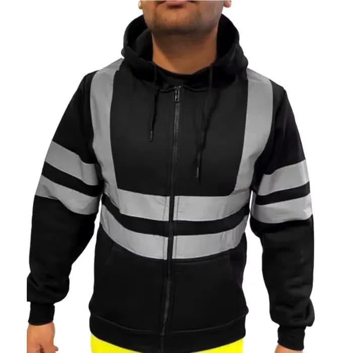 Y-Smile-Sweat à capuche zippé pour le travail de nuit