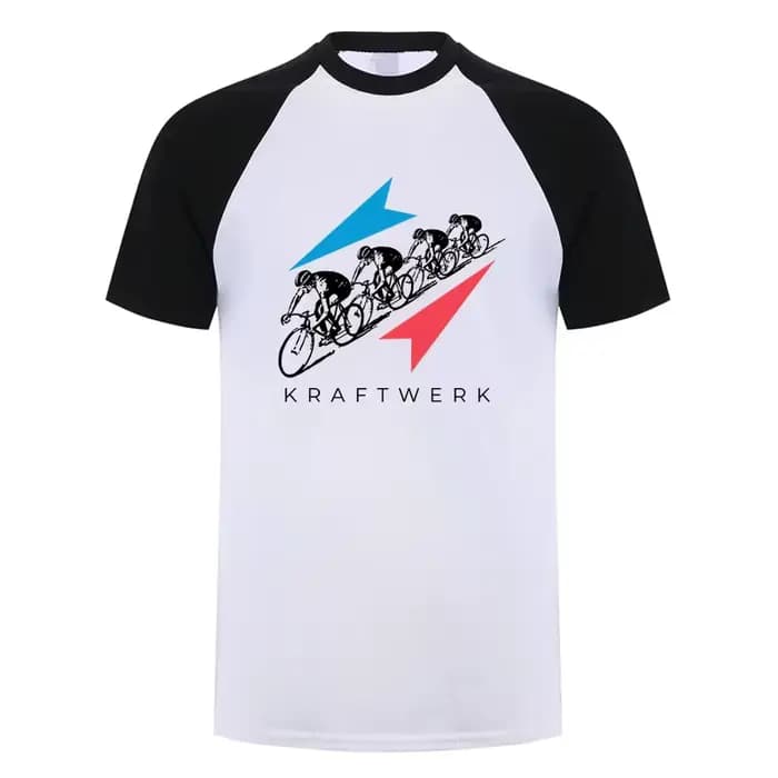Kraftwerk T Shirt Hommes Manches Courtes Coton Économie Été Mans Cool Y-Streetwear DZ-054