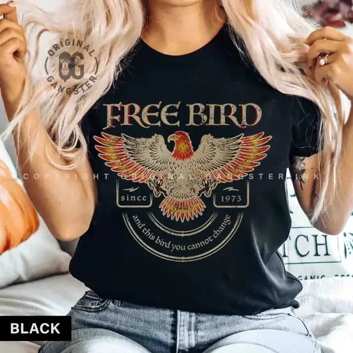 T-shirt Free Bird, T-shirt de groupe