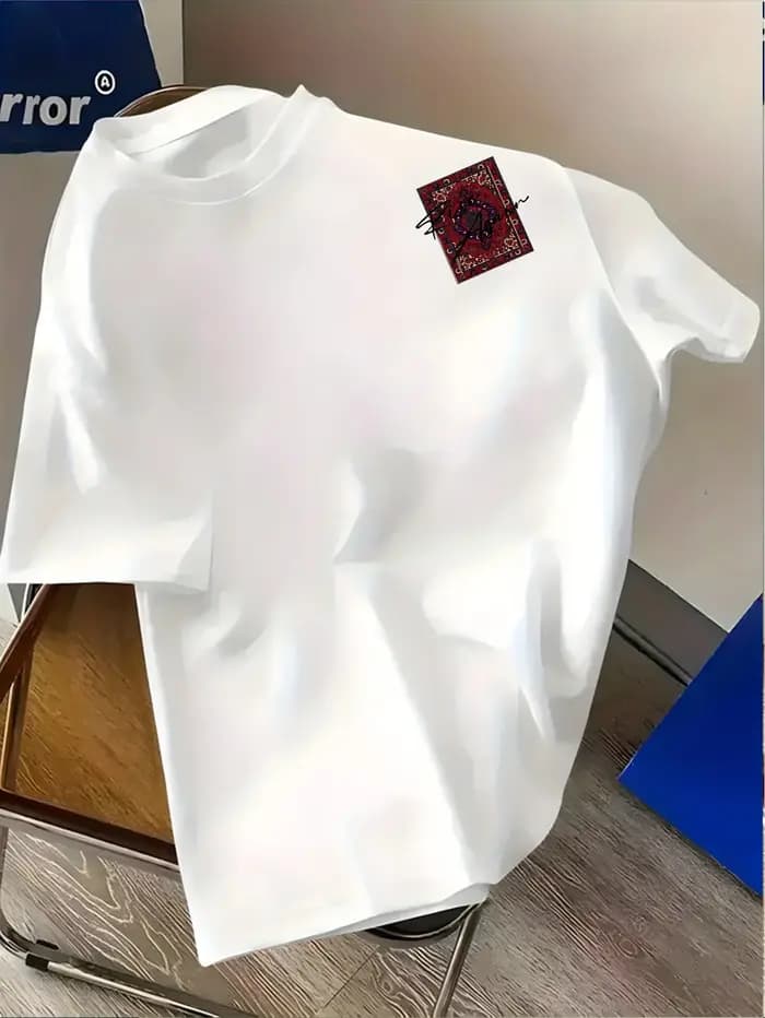 T-shirt graphique à motif de tapis persan Rise Again pour homme