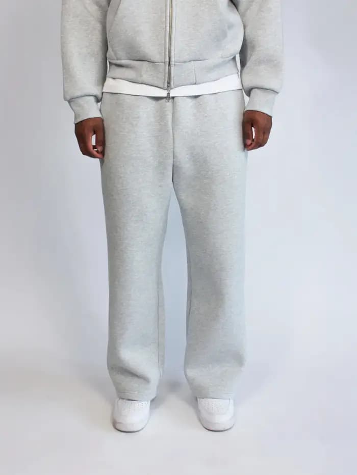 Joggers robustes à jambe droite pour hommes et femmes – Pantalon de sport toutes saisons avec taille élastique et bas d'entraînement au design sans ceinture