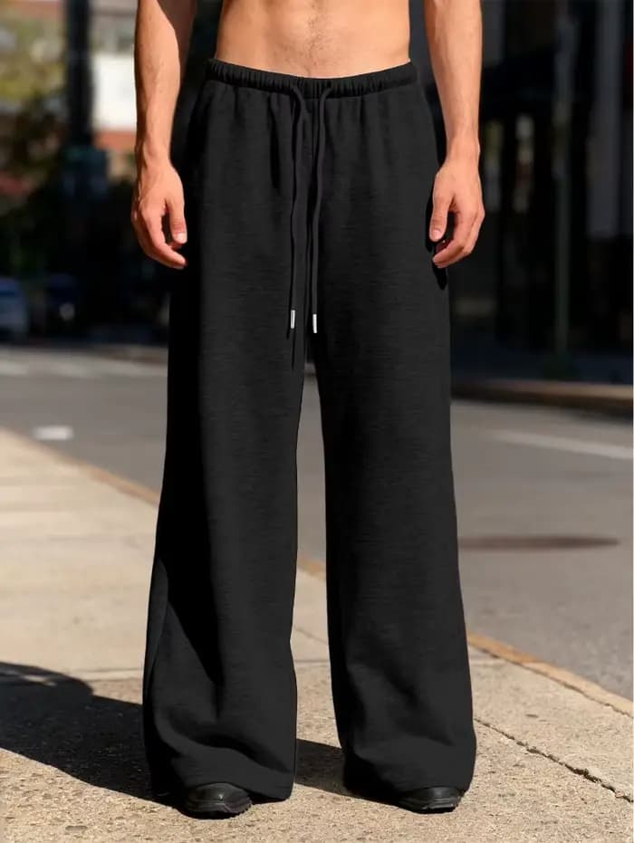Pantalon de jogging décontracté pour homme - Coupe droite