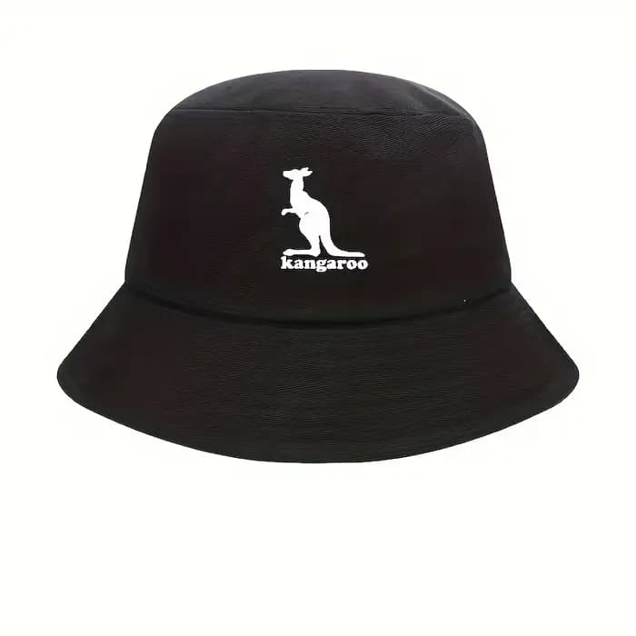 Chapeau kangourou imprimé animal pour hommes et femmes, 100% coton, protection solaire, respirant, léger, mode, E27