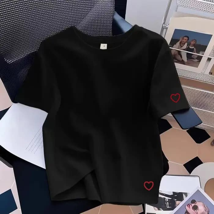 T-shirt ample en coton de qualité pour femme