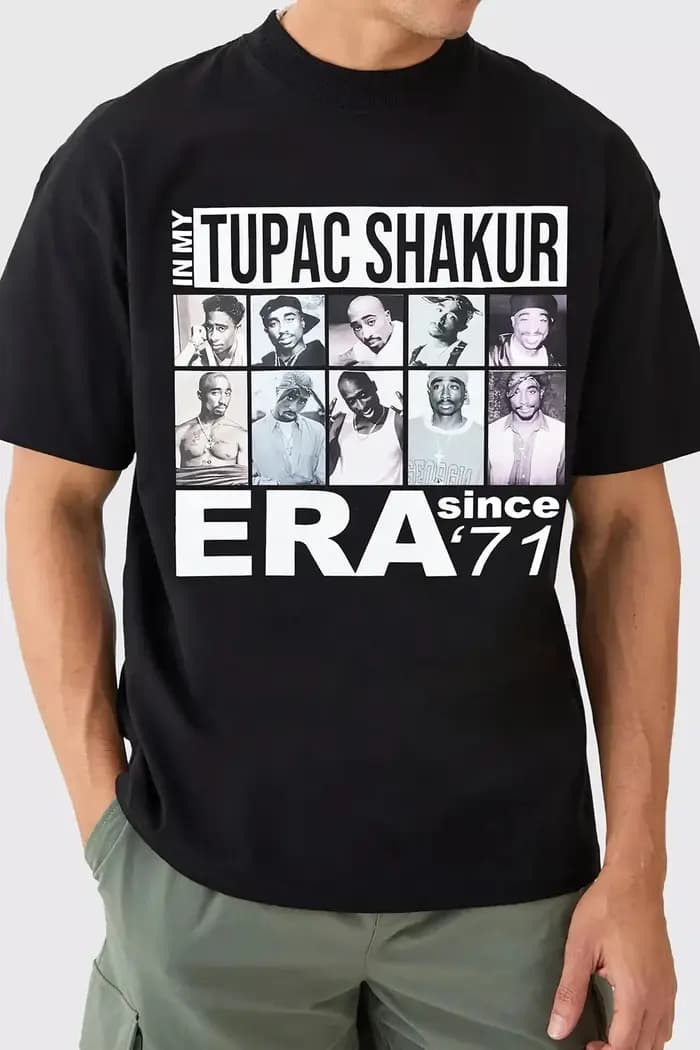 T-shirt 2pac tendance 2026 pour homme et femme
