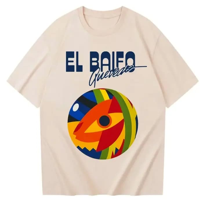 T-shirt tendance été 2026 Quevedo El Baifo pour homme et femme