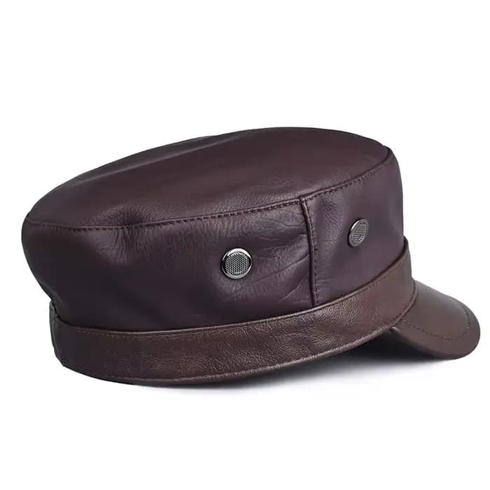 Casquette de Baseball en Cuir group pour Homme