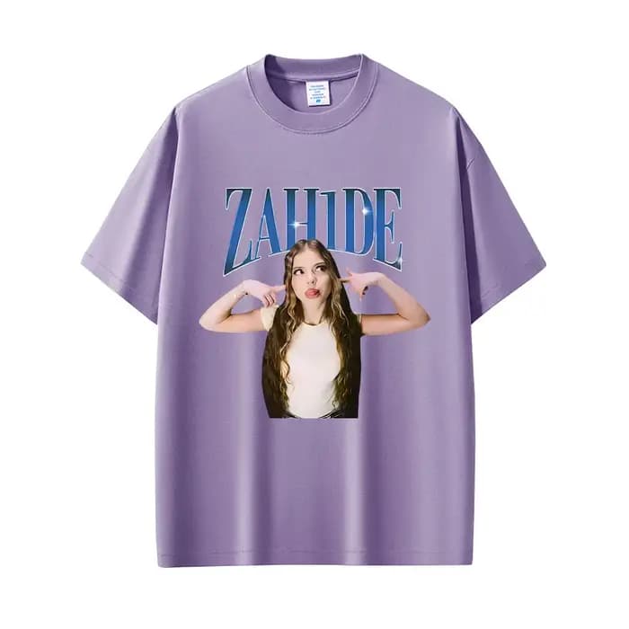 Chanteur Zahide imprimé graphique T-shirts hommes femmes mode décontracté coton à manches courtes
