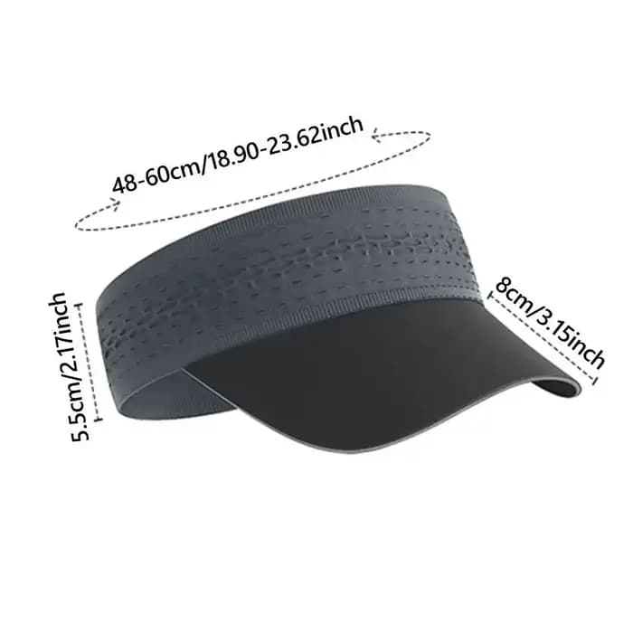 Casquette de sport multicolore à visière ouverte