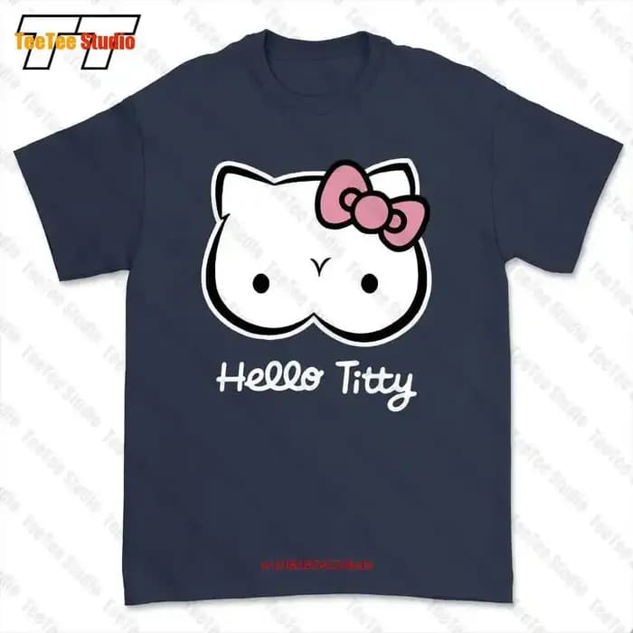 T-shirt Hello Titty Design, T-shirt BRQW