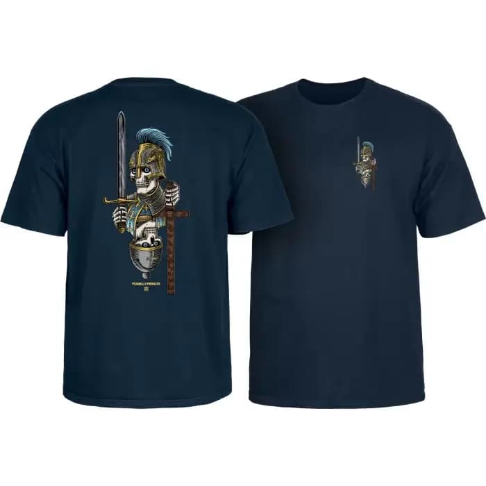 Marque américaine de skateboard rare - Collection de t-shirts bleu marine
