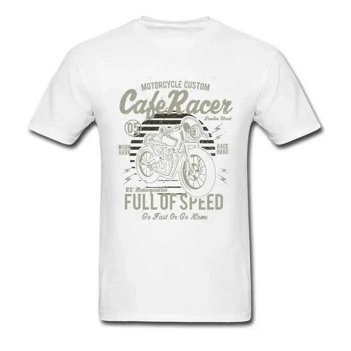 73Inboulon Full of Speed Vintage Motorcycle T Shirt, Retro Hurbike, Cool Tshirt, Oversize Game, Ride