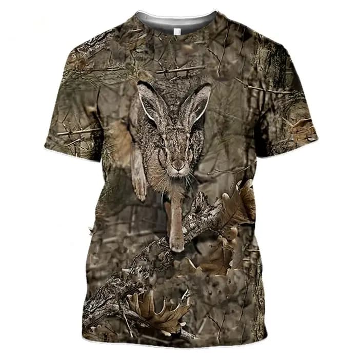 T-shirt de camouflage 3D pour hommes et femmes