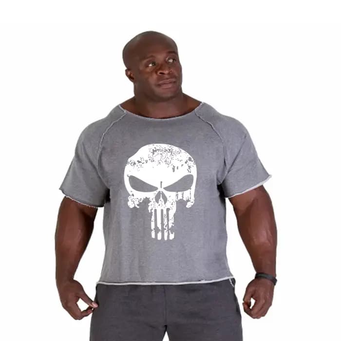T-shirt Respirant en Coton Vintage pour Homme