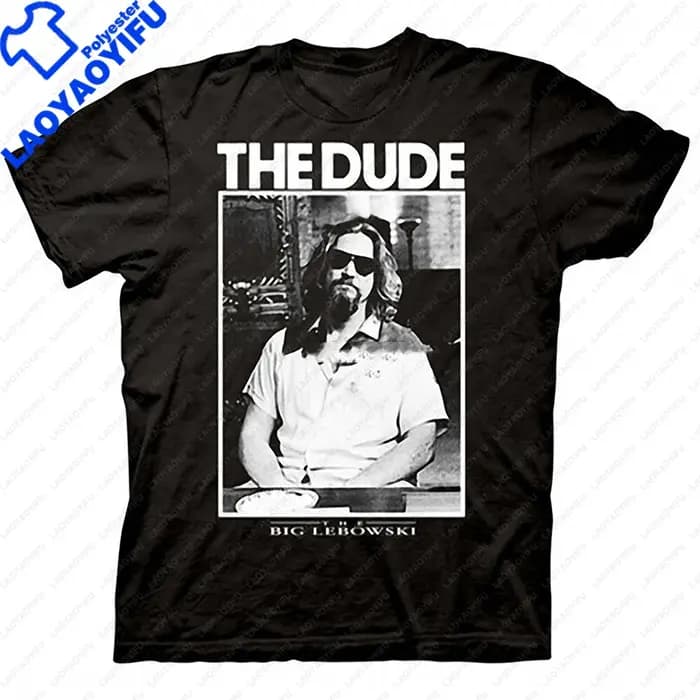 Big Lebowski-T-shirt à Manches Courtes pour Homme et Femme