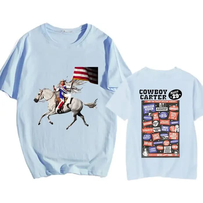 Cowboy Carter Beyoncée T-shirt impression graphique