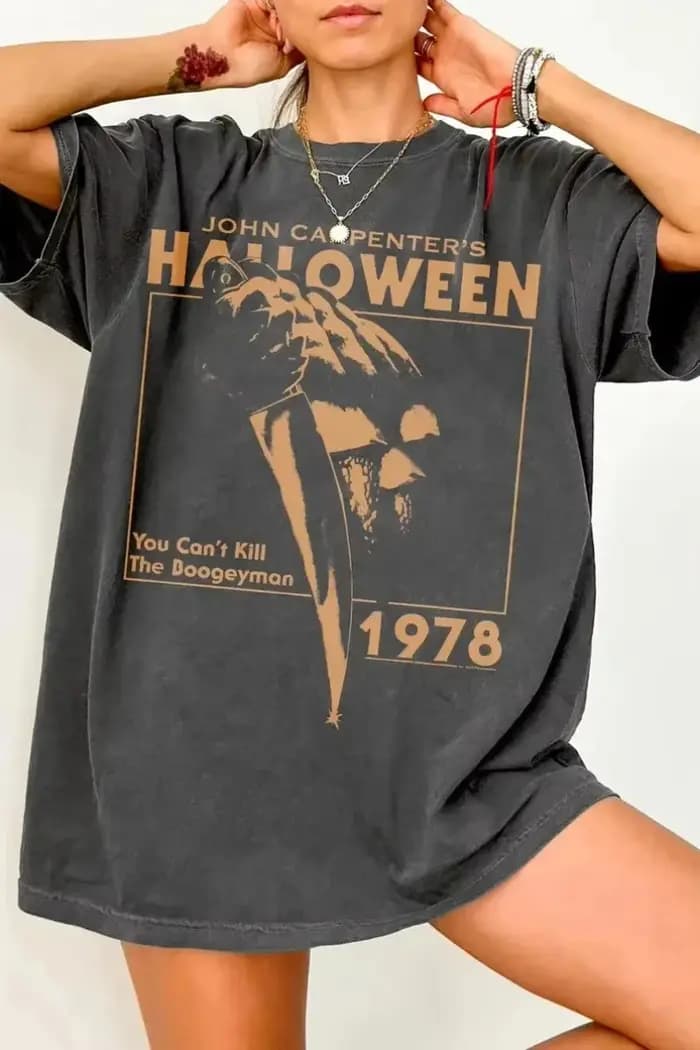 Film d'horreur rétro - T-shirts à la mode pour hommes et femmes