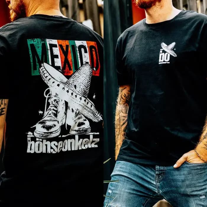 T-Shirt en coton avec image graphique Helden De Tioz Böhse Onkelz pour hommes et femmes, Streetwear d'été