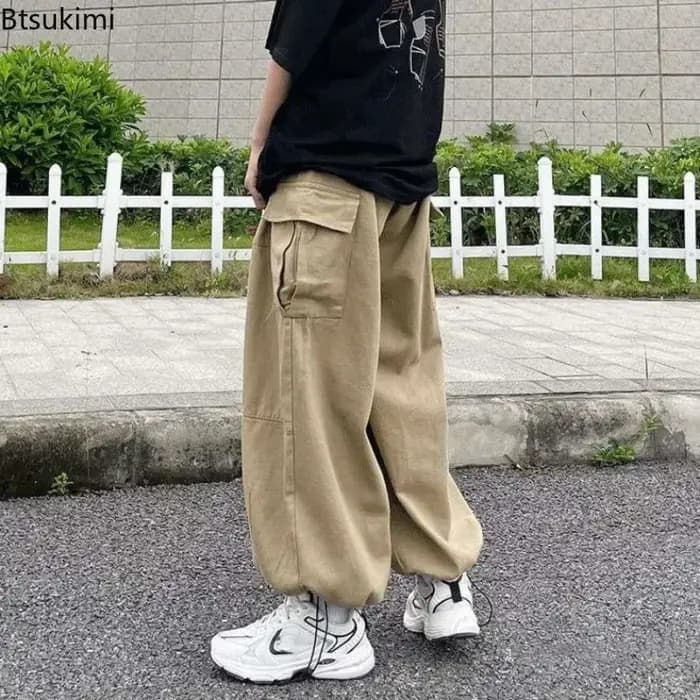 Pantalon cargo style streetwear américain