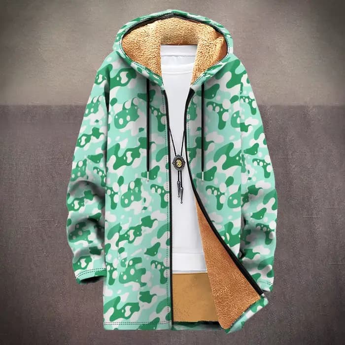Vestes à capuche doublées de polaire de Camouflage confortables d'hiver manteaux de Style tactique chaud fausse fourrure Camping en plein air décontracté Streetwear mode