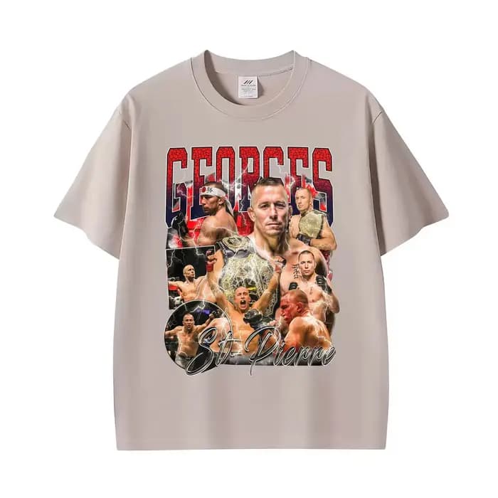 T-shirt graphique vintage Georges St Pierre GSP