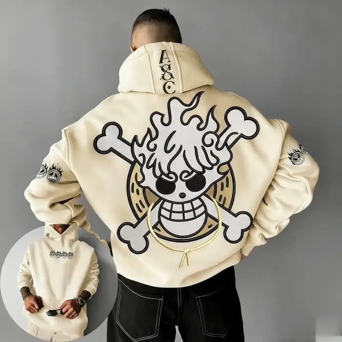 Sweat-shirt à capuche surdimensionné pour homme et femme