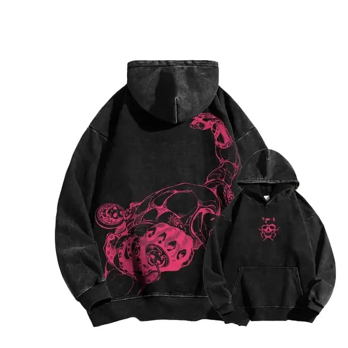 JoJo's Bizarre Adventure vêtements Kira Yoshikage graphique à capuche hommes sweat